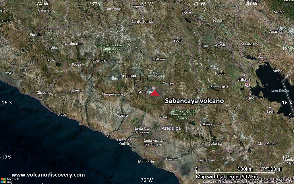 Sabancaya Volcano Volcanic Ash Advisory: NO VA DETECTED