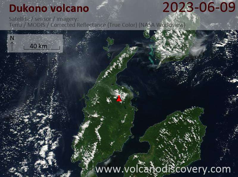 Dukono Volcano Volcanic Ash Advisory: CONTINUOUS VA EMISSION TO FL070 MOV NW OBS AT 09/0230Z