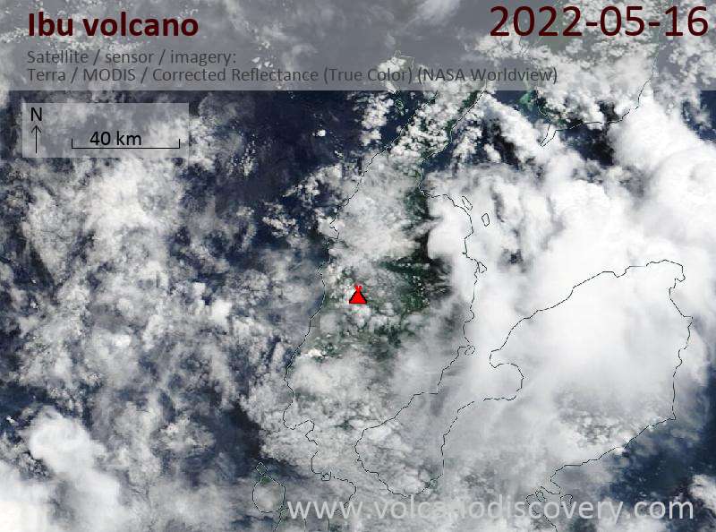 Ibu Volcano Volcanic Ash Advisory: VA REPORTED TO FL130 AT 16/0746Z MOV W OBS VA DTG: 16/0746Z