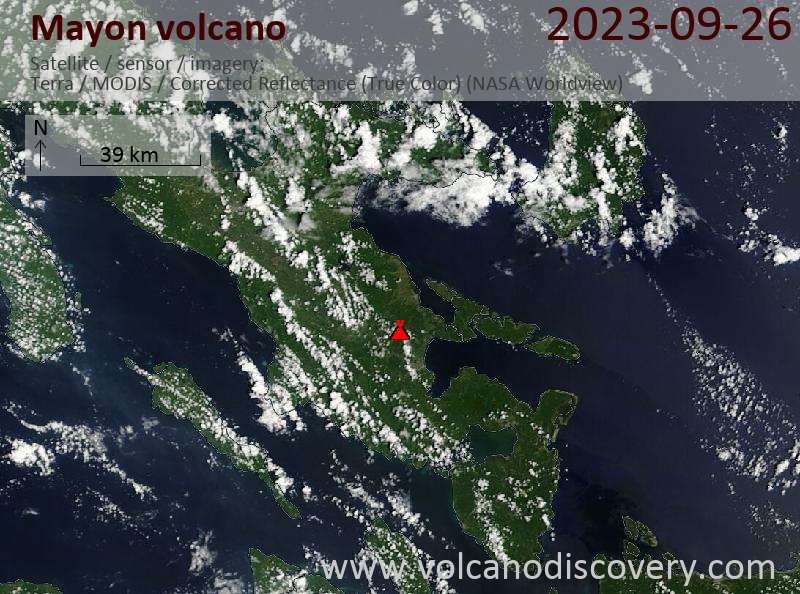 Mayon Volcano Volcanic Ash Advisory: ERUPTION AT 20230926/1855Z VA CLD UNKNOWN REPORTED OBS VA DTG: 26/1850Z